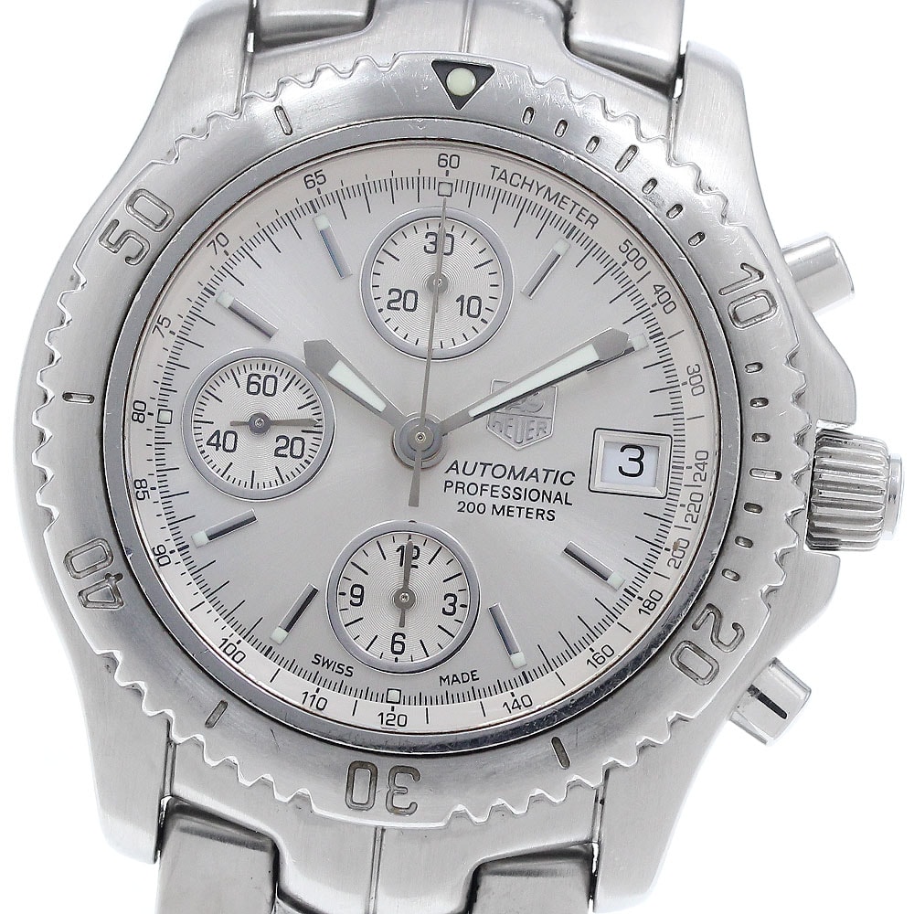 タグホイヤー リンク クロノグラフ CT2113 自動巻き メンズ 【中古】