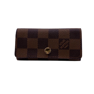 ルイヴィトン LOUIS VUITTON キーケース ダミエ ミュルティクレ4 4連 N62631 ブラウン