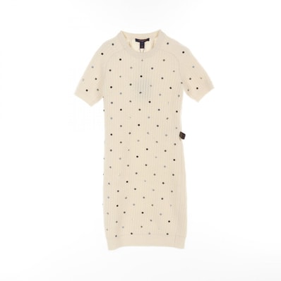 ルイ・ヴィトン LOUIS VUITTON ワンピース 衣料品 トップス ウール カシミヤ レディース アイボリー系 【中古】
