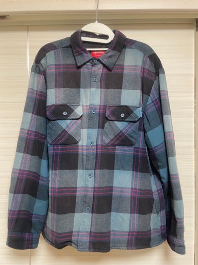 Supreme Quilted Flannel Shirt "Teal"