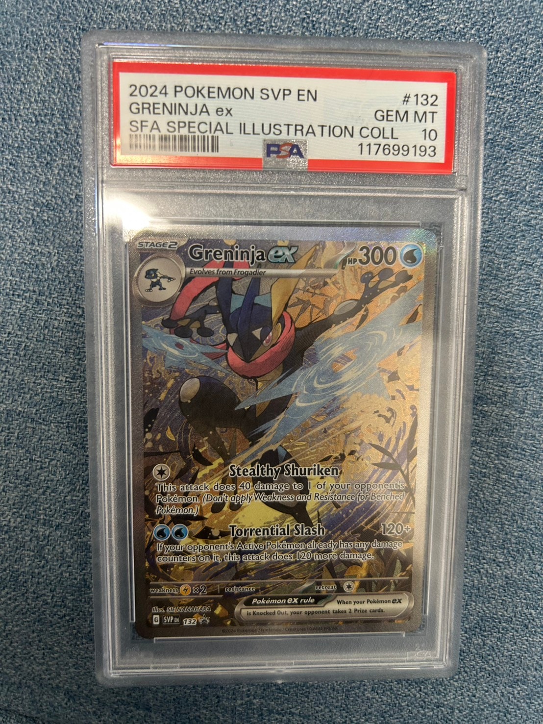 ゲッコウガex P [SVP EN 132]【英語版】(スカーレット&バイオレット「シュラウデッドフェイブル ゲッコウガex スペシャルイラストレーション コレクション」)