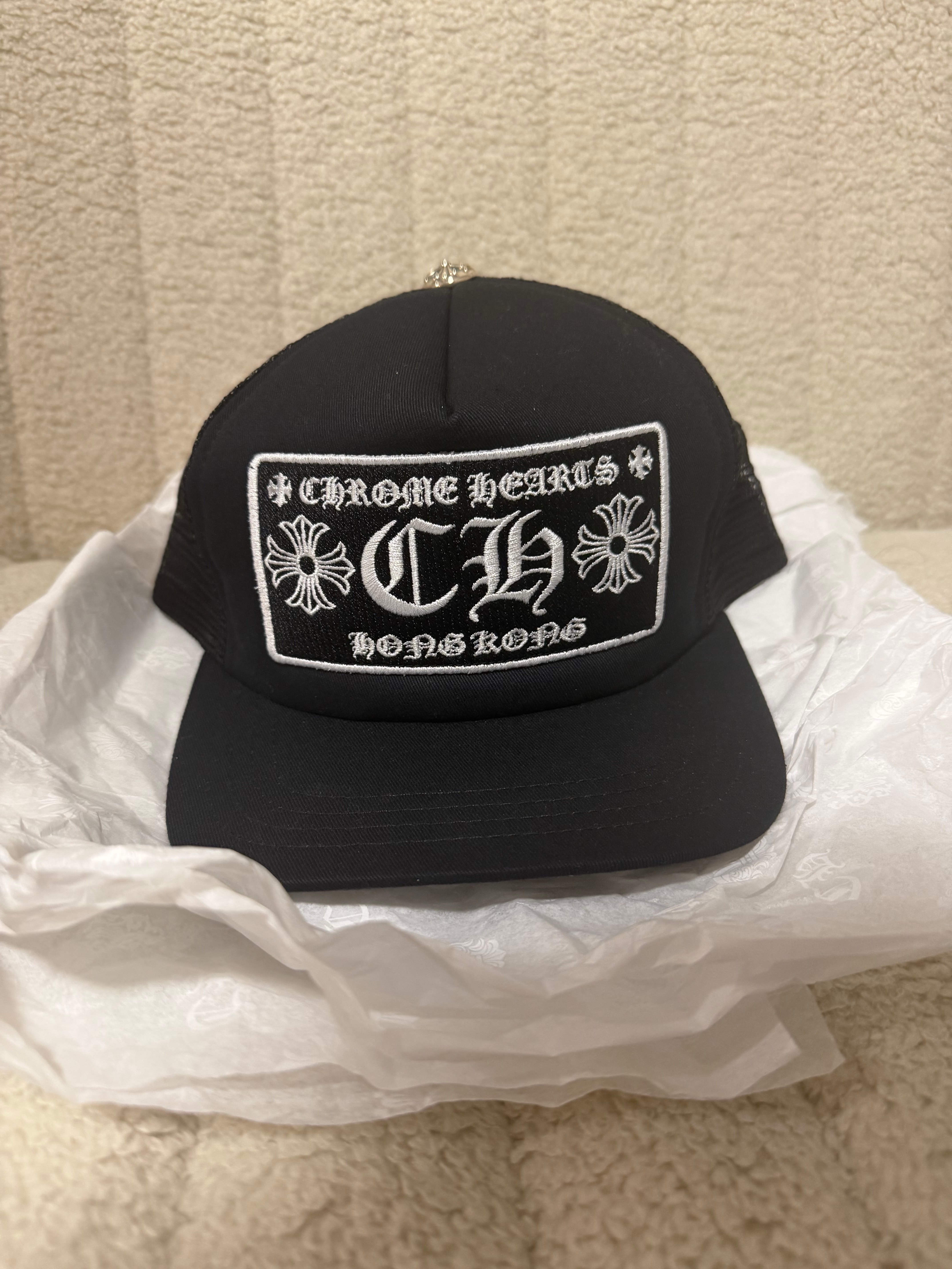Chrome Hearts CH Trucker Cap Hong Kong Exclusive "Black"