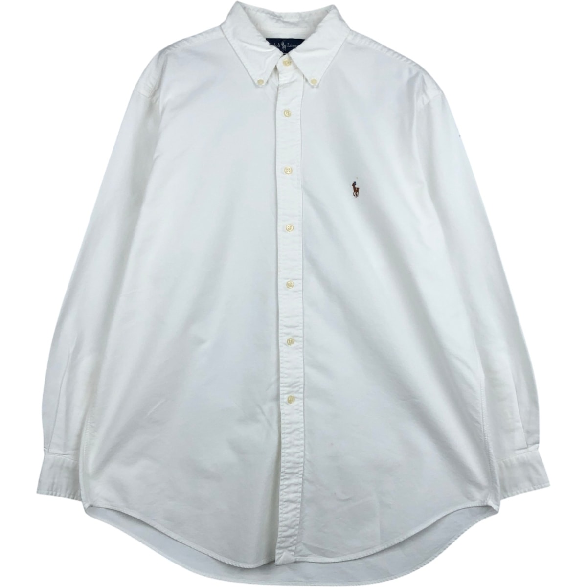 古着 ラルフローレン Ralph Lauren YARMOUTH 長袖 ボタンダウンシャツ メンズL相当/eaa628580