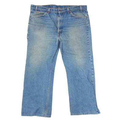 Levi's リーバイス デニムパンツ 517 オレンジタブ ボタン裏刻印575 デニム パンツ インディゴブルー系 40【中古】