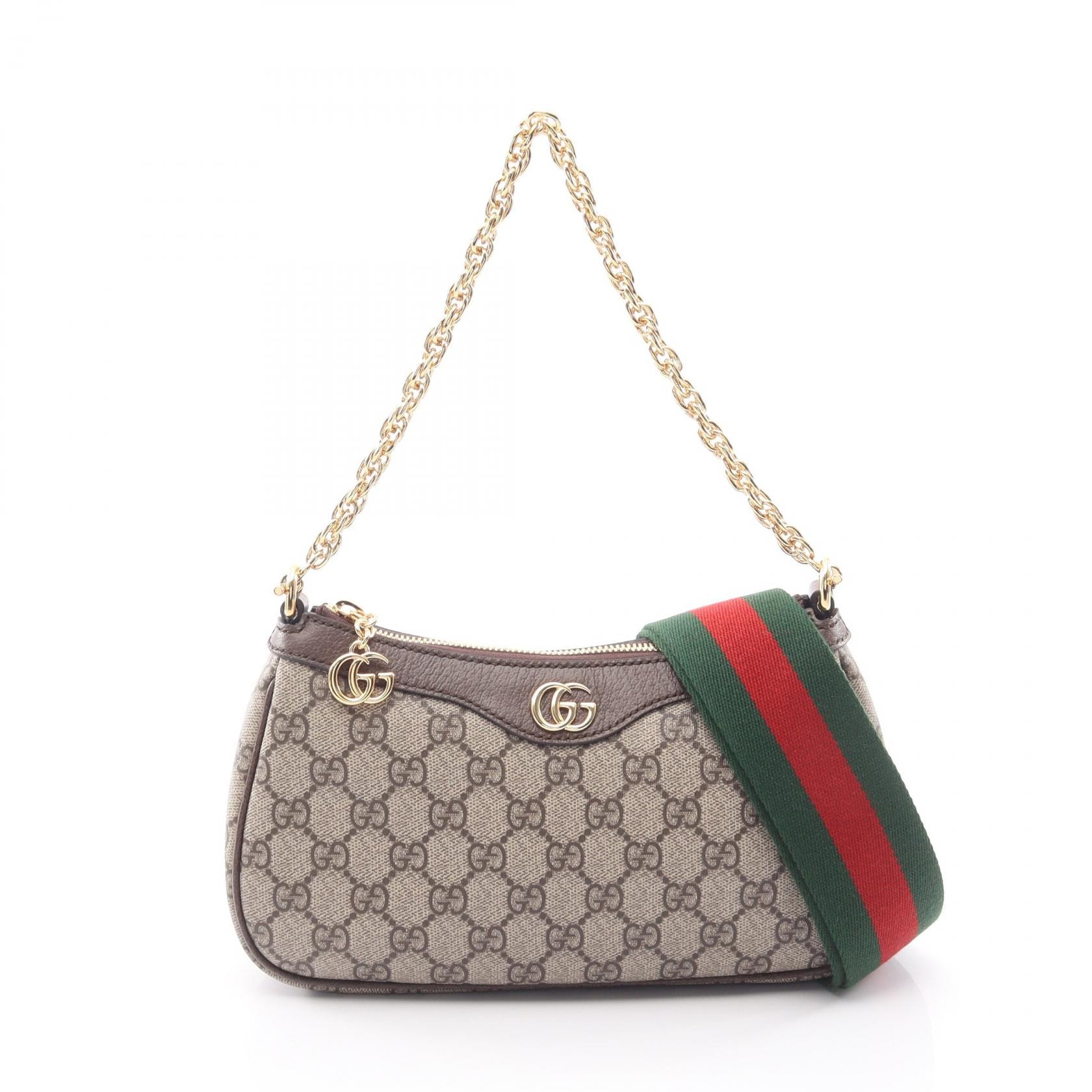 グッチ GUCCI オフィディア スモール GGスプリーム 2WAY ハンドバッグ バッグ PVCコーティングキャンバス レザー レディース ベージュ系 / ブラウン系 735132FABLE9442 【新品】
