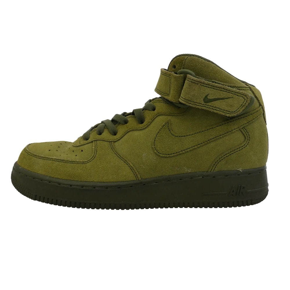 NIKE ナイキ 315123-302 Air Force 1 Mid Legion Green エアフォース1 ミッド リージョン グリーン ハイカット スニーカー カーキ系 26.5cm【中古】