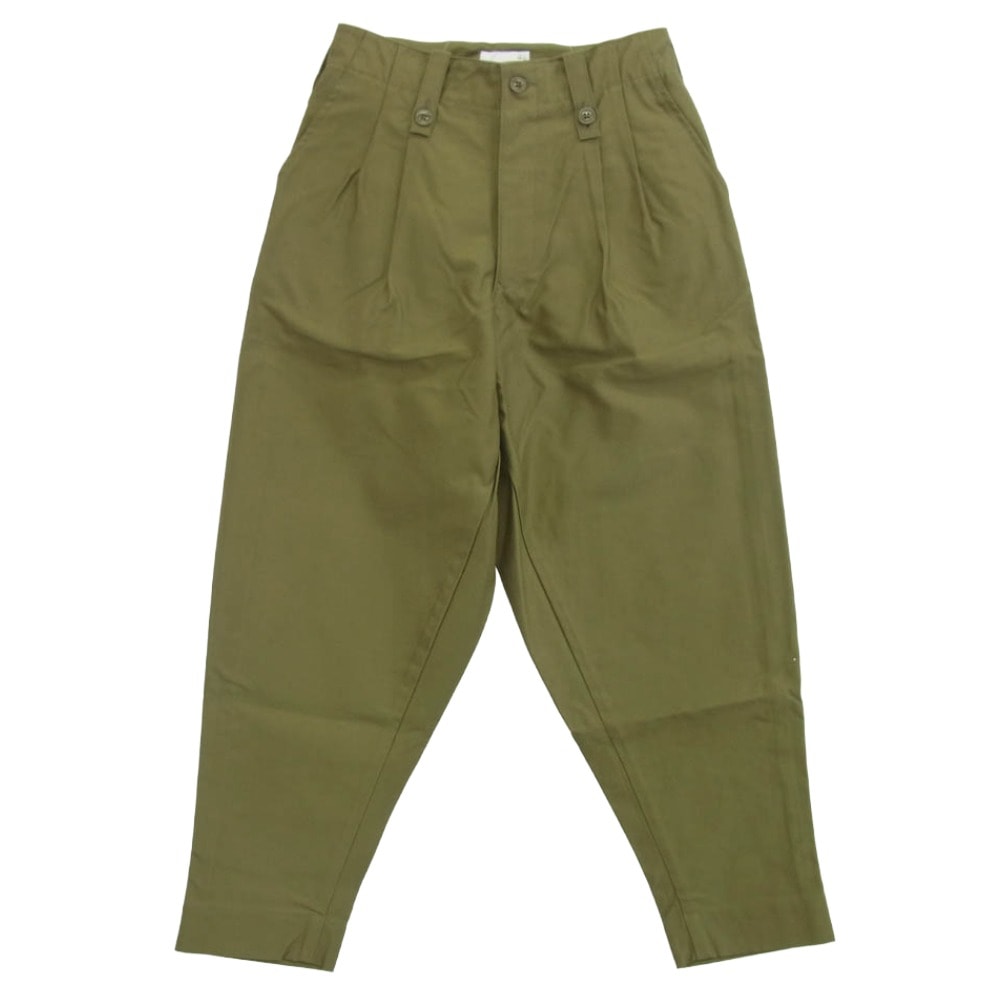 WTAPS ダブルタップス パンツ 20AW 202WVDT-PTM05 WELDER TROUSERS COTTON SATIN ウェルダー トラウザー コットン サテン パンツ OLIVE DRAB S【美品】【中古】