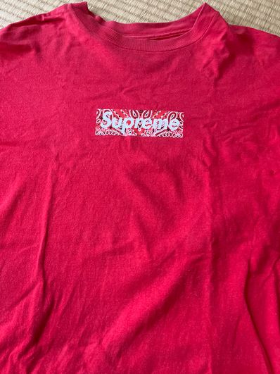Supreme Bandana Box Logo Tee "Red"