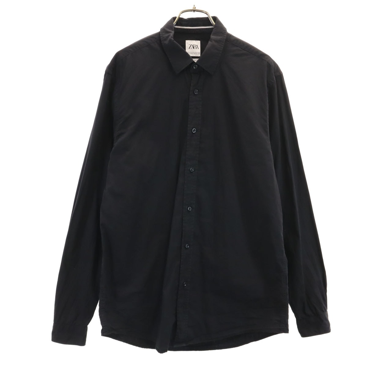 ZARA ザラ 長袖 シャツ M ブラック