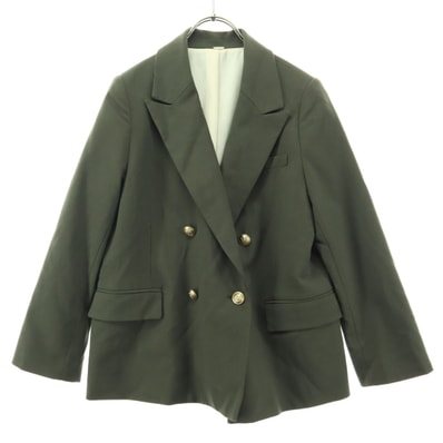 Mila Owen ミラオーウェン 長袖 ダブル ジャケット グリーン 09WFJ224088