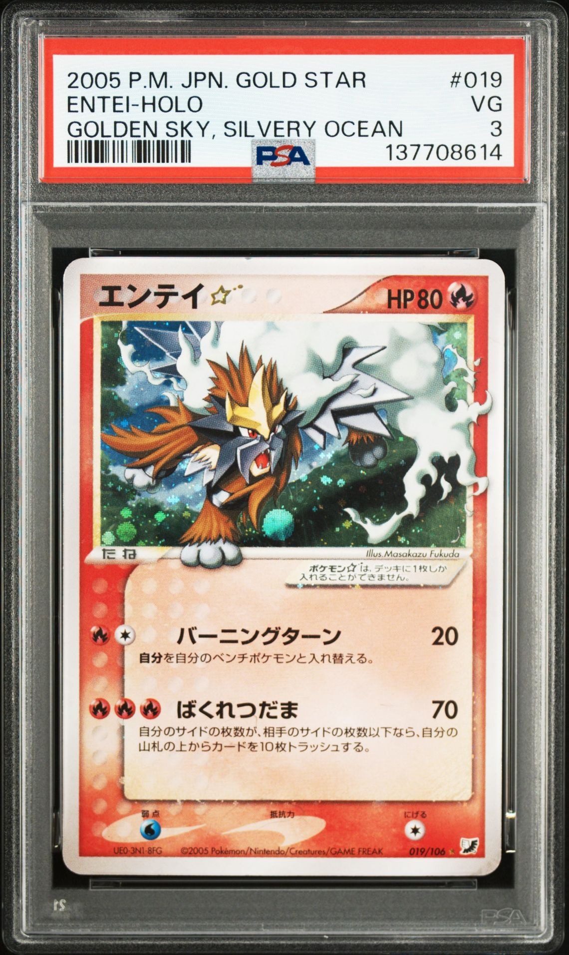 エンテイ︎ ゴールドスター ポケモンカード 金の空銀の海 ポケモン