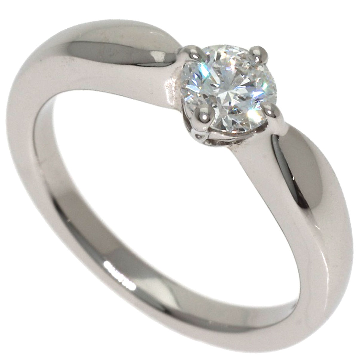 BVLGARI ブルガリ テディカータ ダイヤモンド リング・指輪 PT950 レディース [中古]
