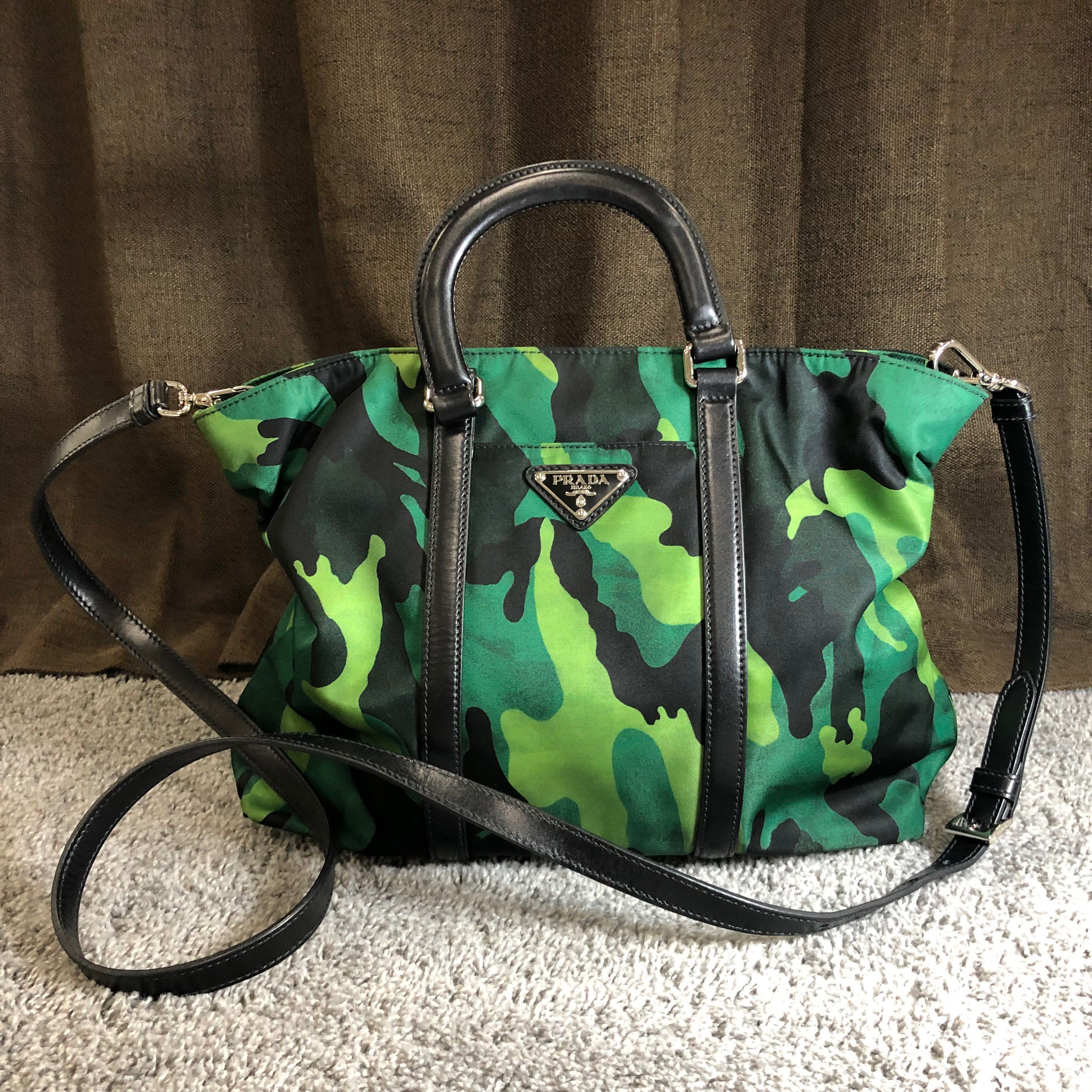 PRADA Camouflage 2Way Handbag