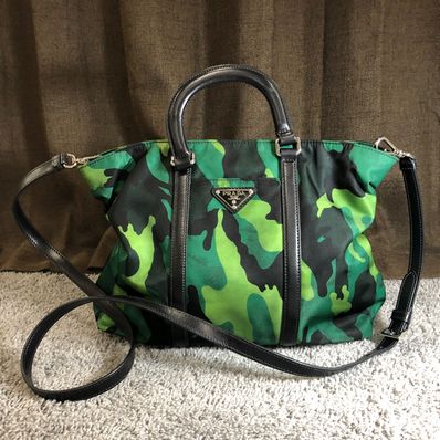 PRADA Camouflage 2Way Handbag