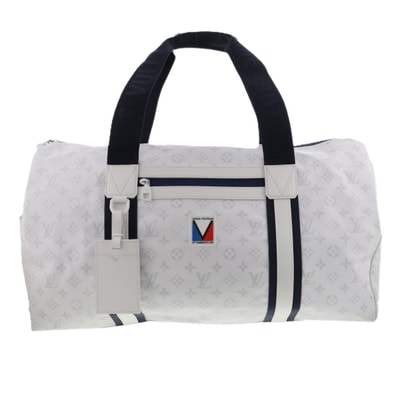 LOUIS VUITTON ルイ・ヴィトン キーポル スポーツ モノグラム ストーム キャンバス ボストンバッグ M11687 モノグラム ホワイト メンズ【中古】