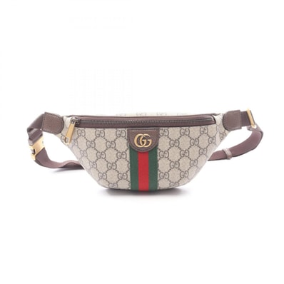 グッチ GUCCI オフィディア GGスプリーム ウエストバッグ ボディバッグ バッグ PVCコーティングキャンバス レザー メンズ ベージュ系 / ブラウン系 / マルチカラー 839106FAEOF9745 【新品】