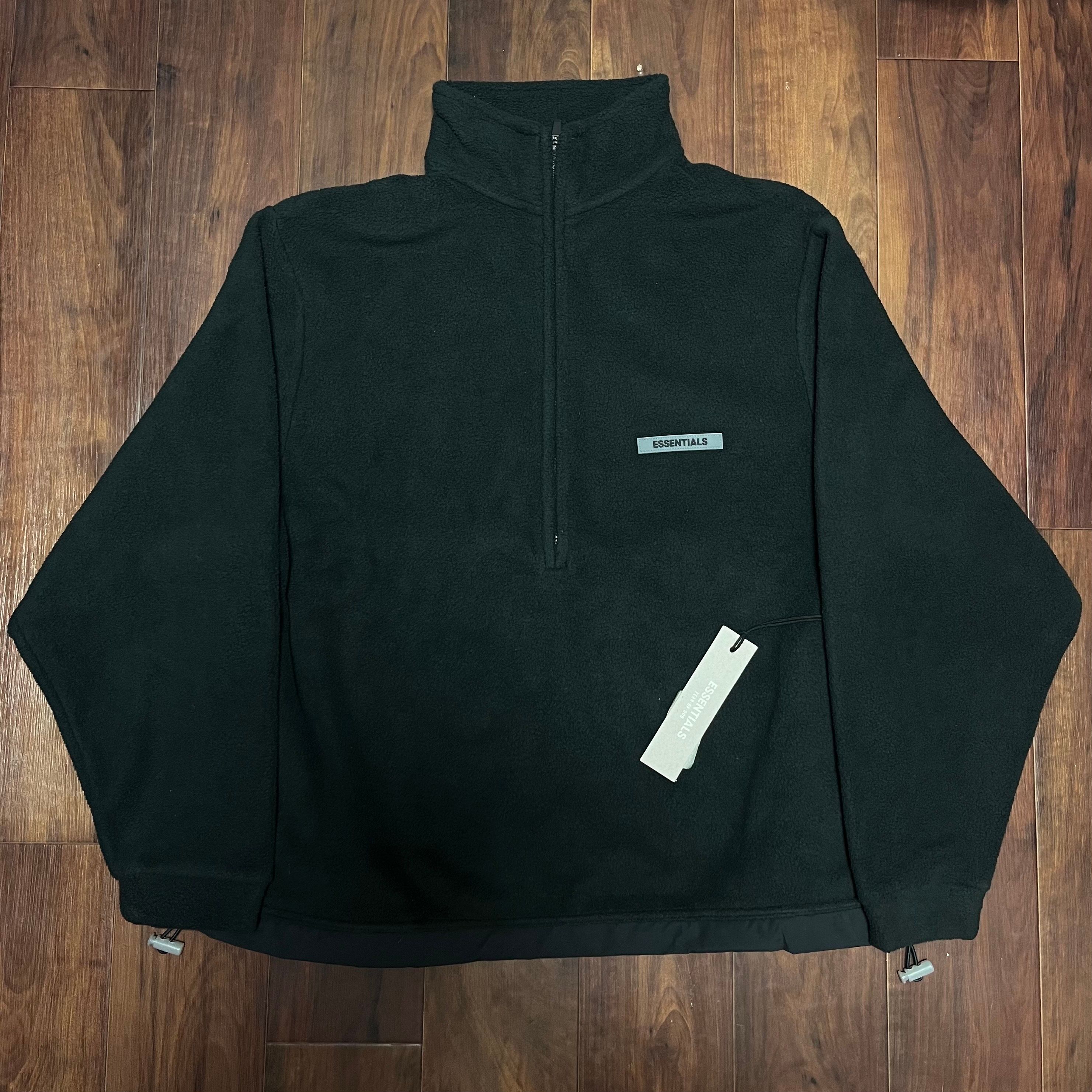 FEAR OF GOD ESSENTIALS Half Zip Track Jacket "Stretch Limo"