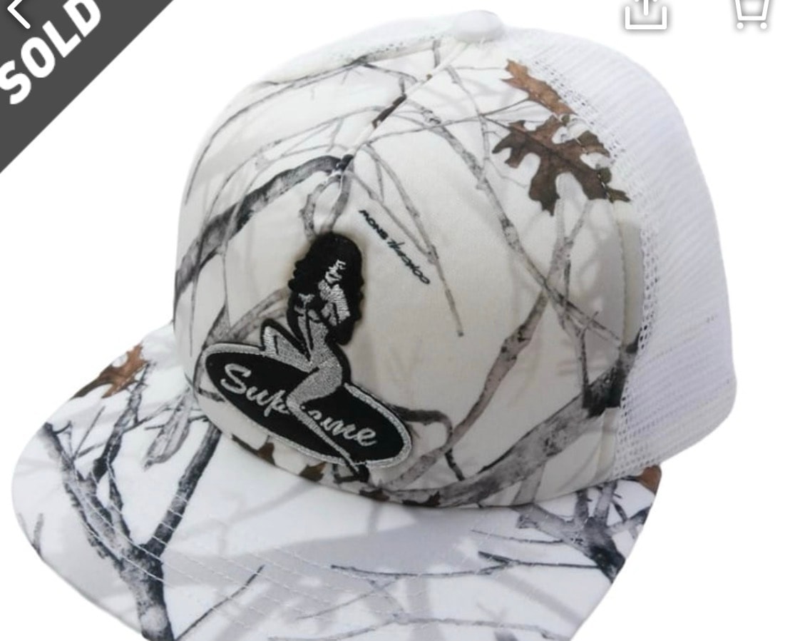 Supreme Pinup Mesh Back 5-Panel "TrueTimber Conceal White Camo"