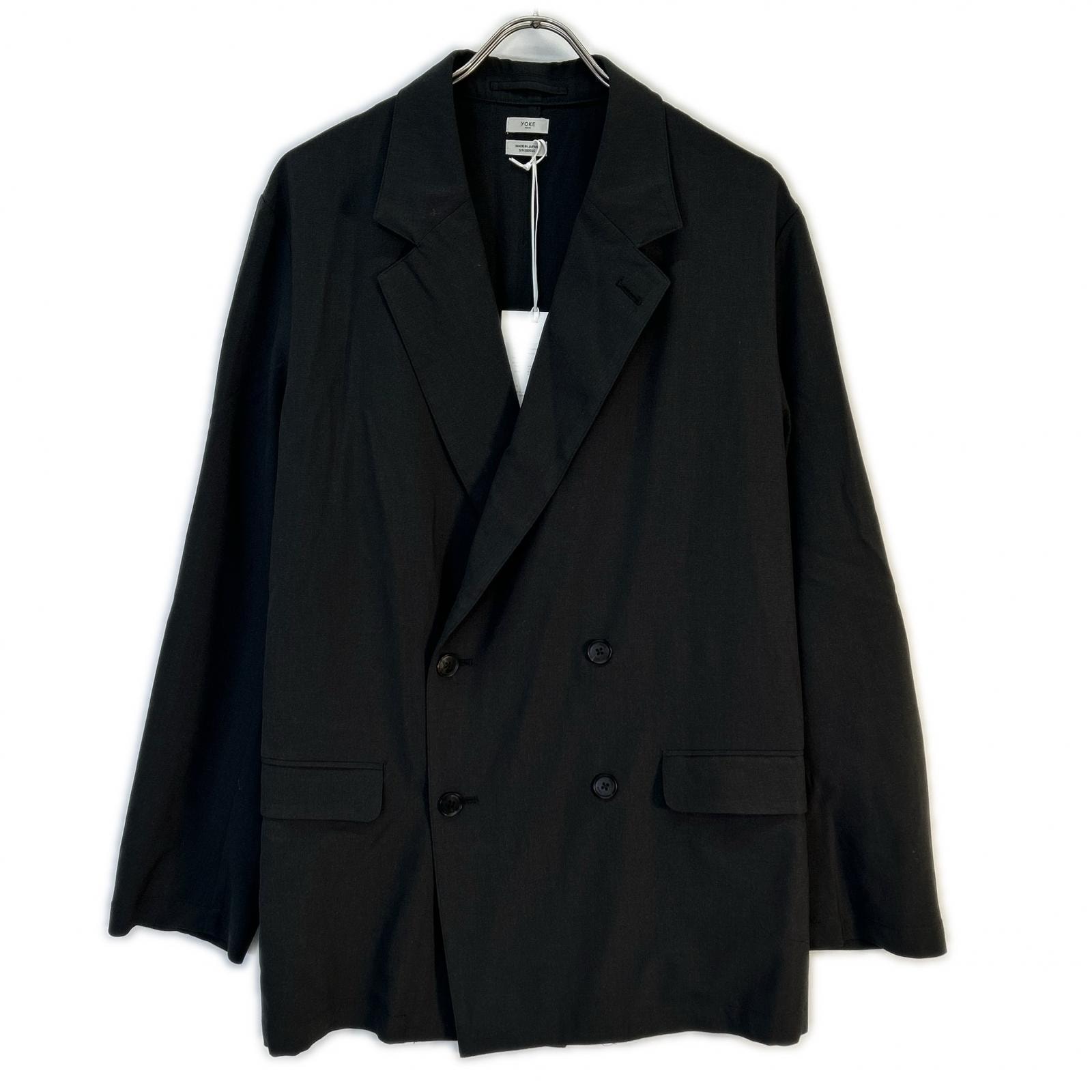 ヨーク 【美品】YK26SS01171J Wool Tropical Double Breasted Jacket ウール ダブル 3