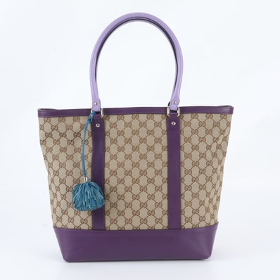 ■美品 グッチ GGキャンバス 282327 トート バッグ