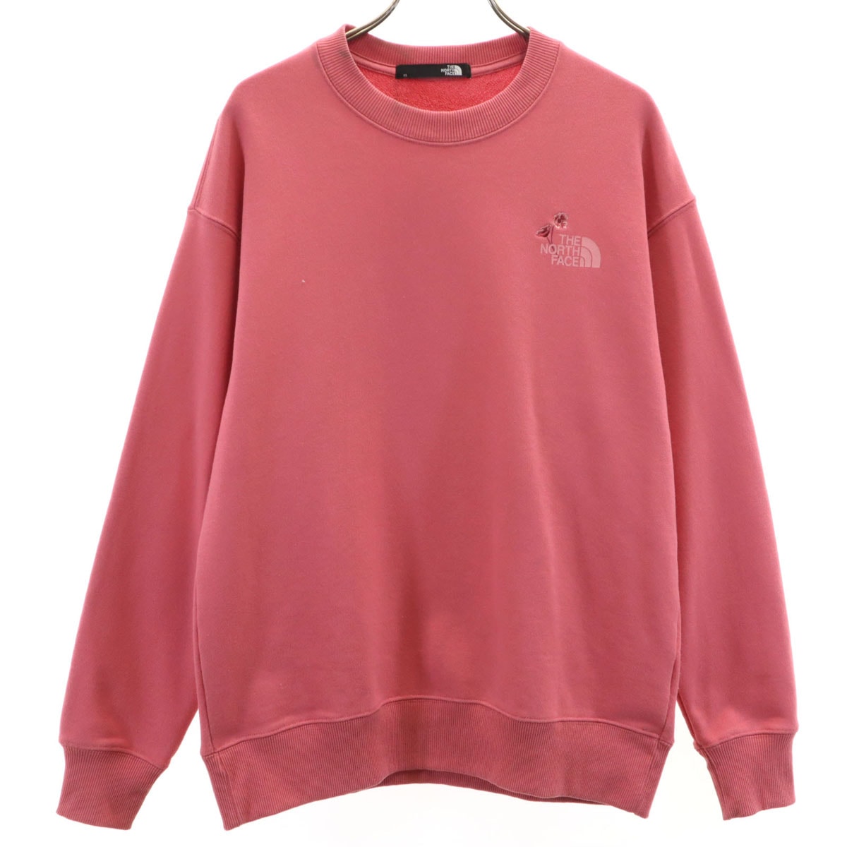 THE NORTH FACE ノースフェイス 長袖 スウェット トレーナー XS ピンク系 NT62335