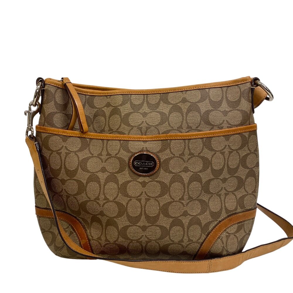 コーチ COACH ショルダーバッグ シグネチャー 19822 ブラウン