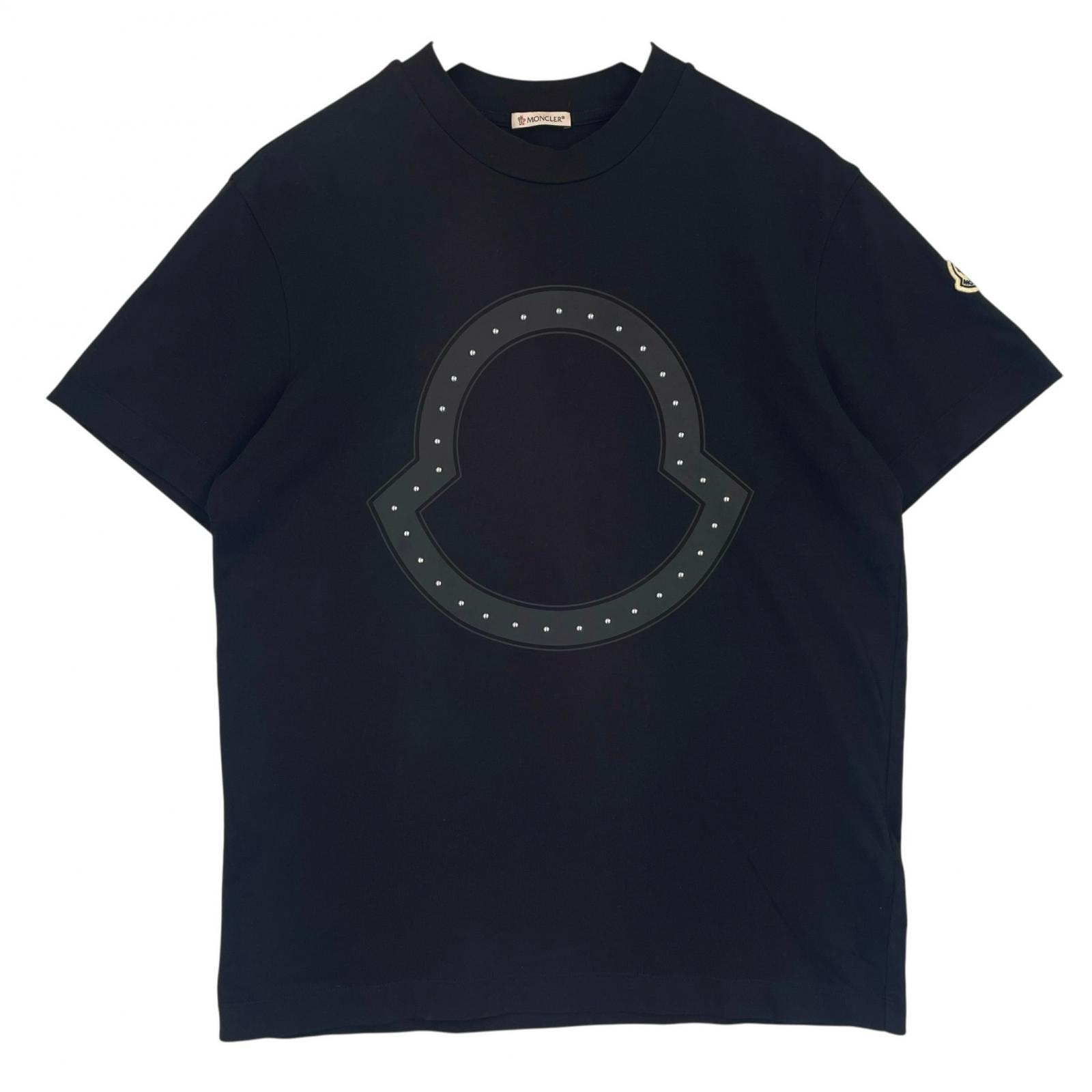 C (やや傷や汚れあり)】MONCLER モンクレール ロゴプリント 半袖T