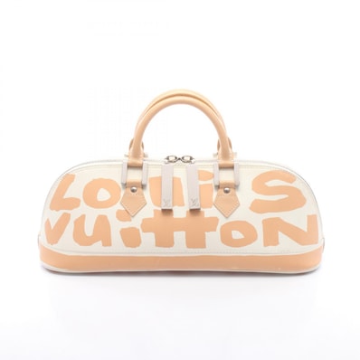 ルイ・ヴィトン LOUIS VUITTON アルマ ホリゾンタル ハンドバッグ バッグ レザー モノグラム・グラフィ ベージュ レディース ホワイト系 / ベージュ系 M92176 【中古】