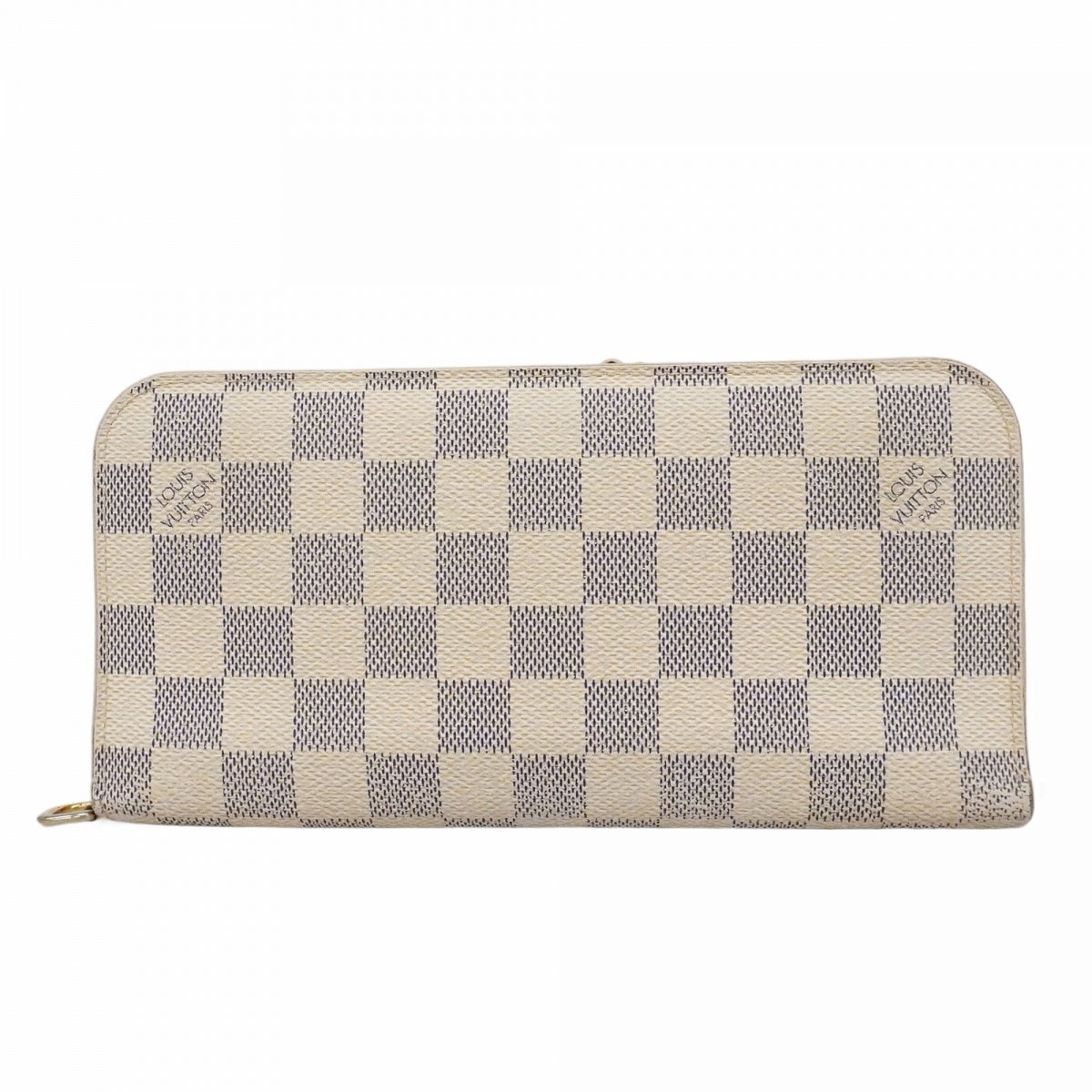 【6ec2862】ルイヴィトン 長財布 ダミエ・アズール ポルトフォイユアンソリット N63072 ホワイト【中古】レディース