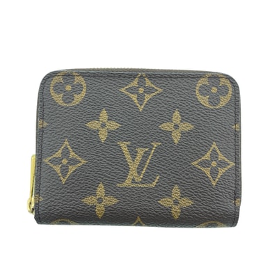 【値下げ】LOUIS VUITTON ルイ・ヴィトン ジッピー コインパース コインケース M60067 モノグラム ブラウン レディース【中古】