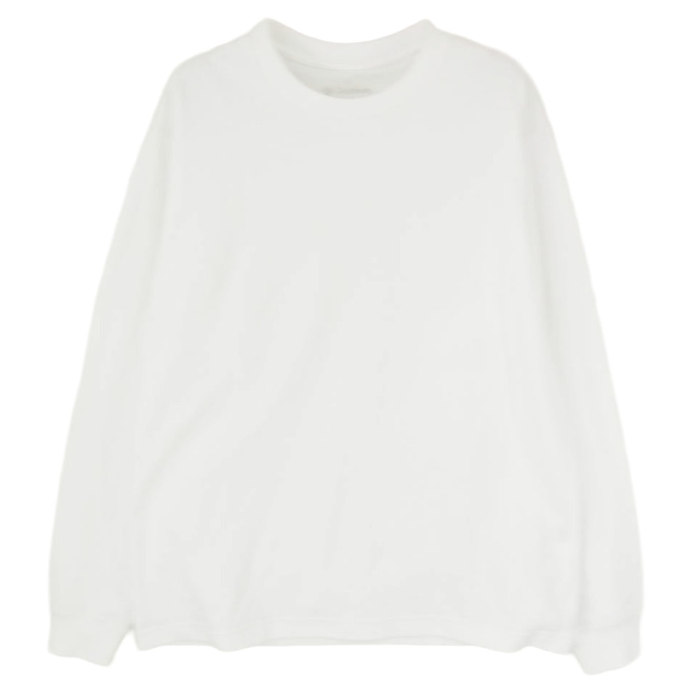 Goldwin ゴールドウィン GL62124 Cotton L/S T-shirt コットン ロゴ刺繍 長袖 Tシャツ カットソー ホワイト系 M【中古】