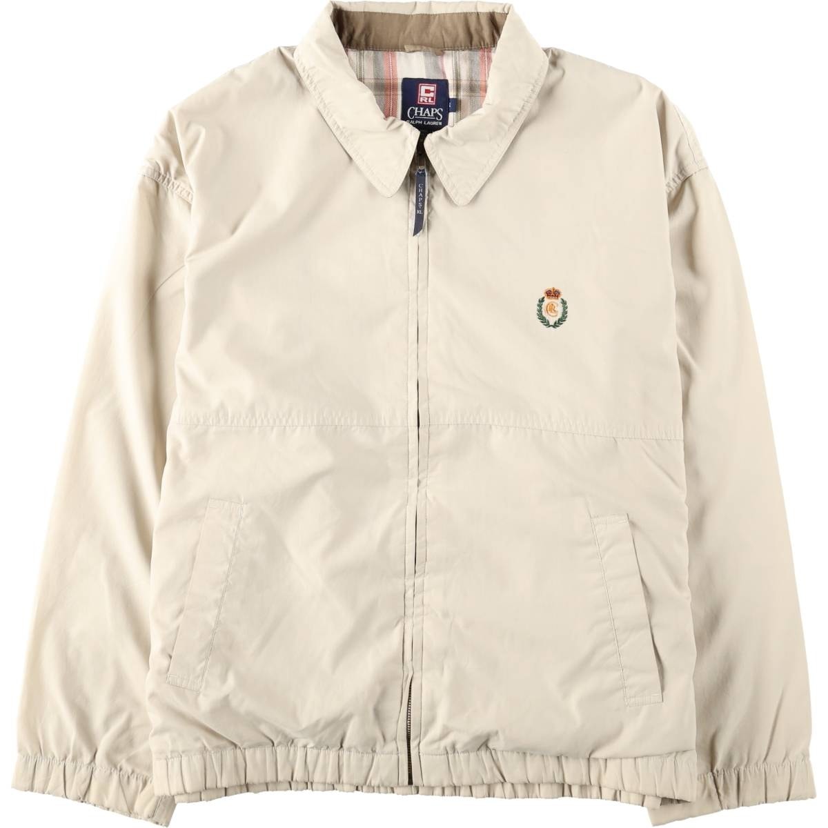 古着 ラルフローレン Ralph Lauren CHAPS チャップス スイングトップ スポーツジャケット メンズL相当/eaa680107