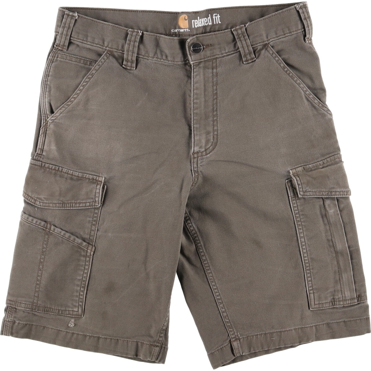 古着 カーハート Carhartt RELAXED FIT ダック地 カーゴショーツ ハーフパンツ メンズw32相当/eaa572839