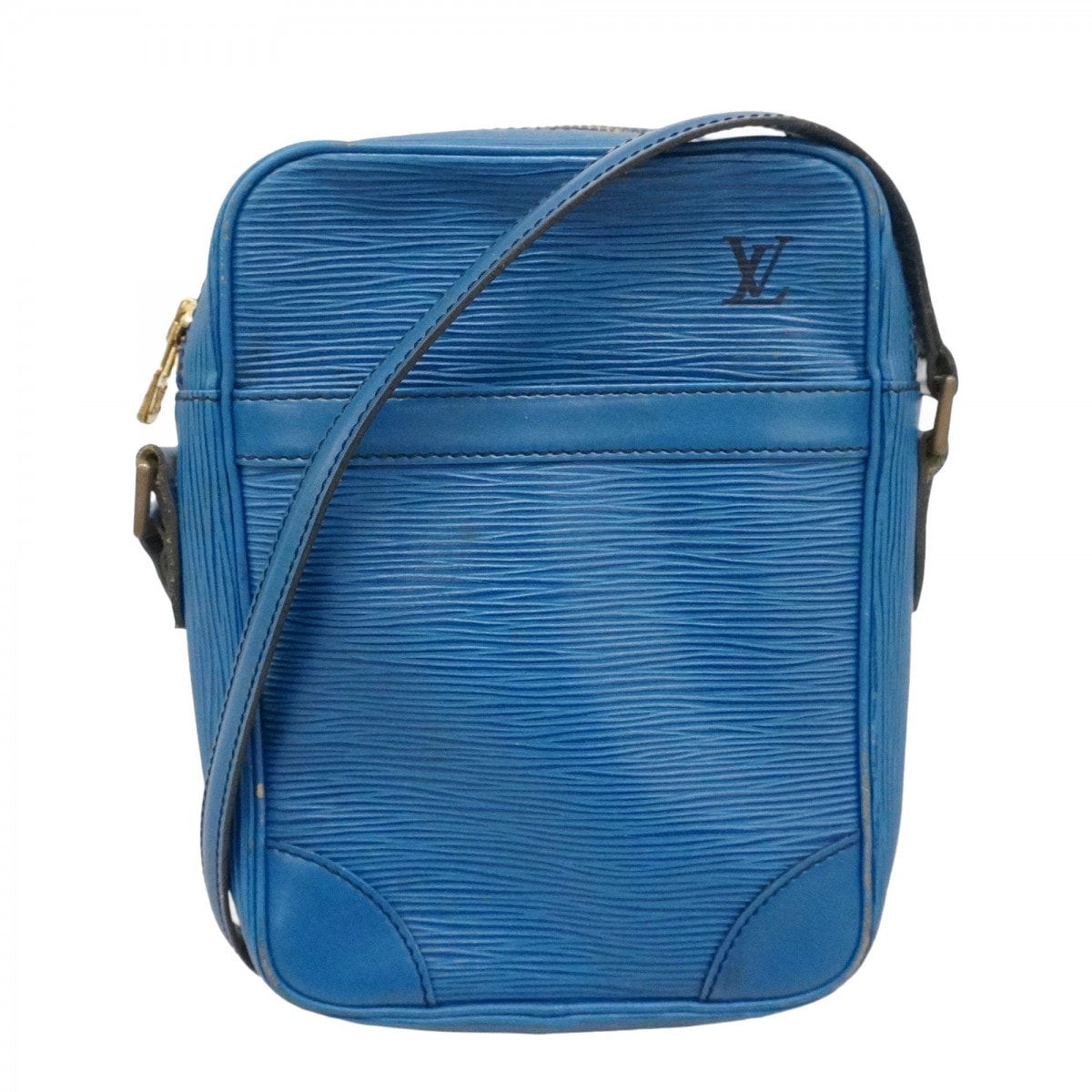 【6dd4426】ルイヴィトン ショルダーバッグ エピ ダヌーブ M45635 トレドブルー【中古】レディース