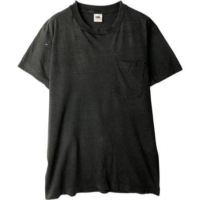 古着 90年代 フルーツオブザルーム FRUIT OF THE LOOM 無地ポケットTシャツ USA製 メンズL相当 ヴィンテージ/eaa638525