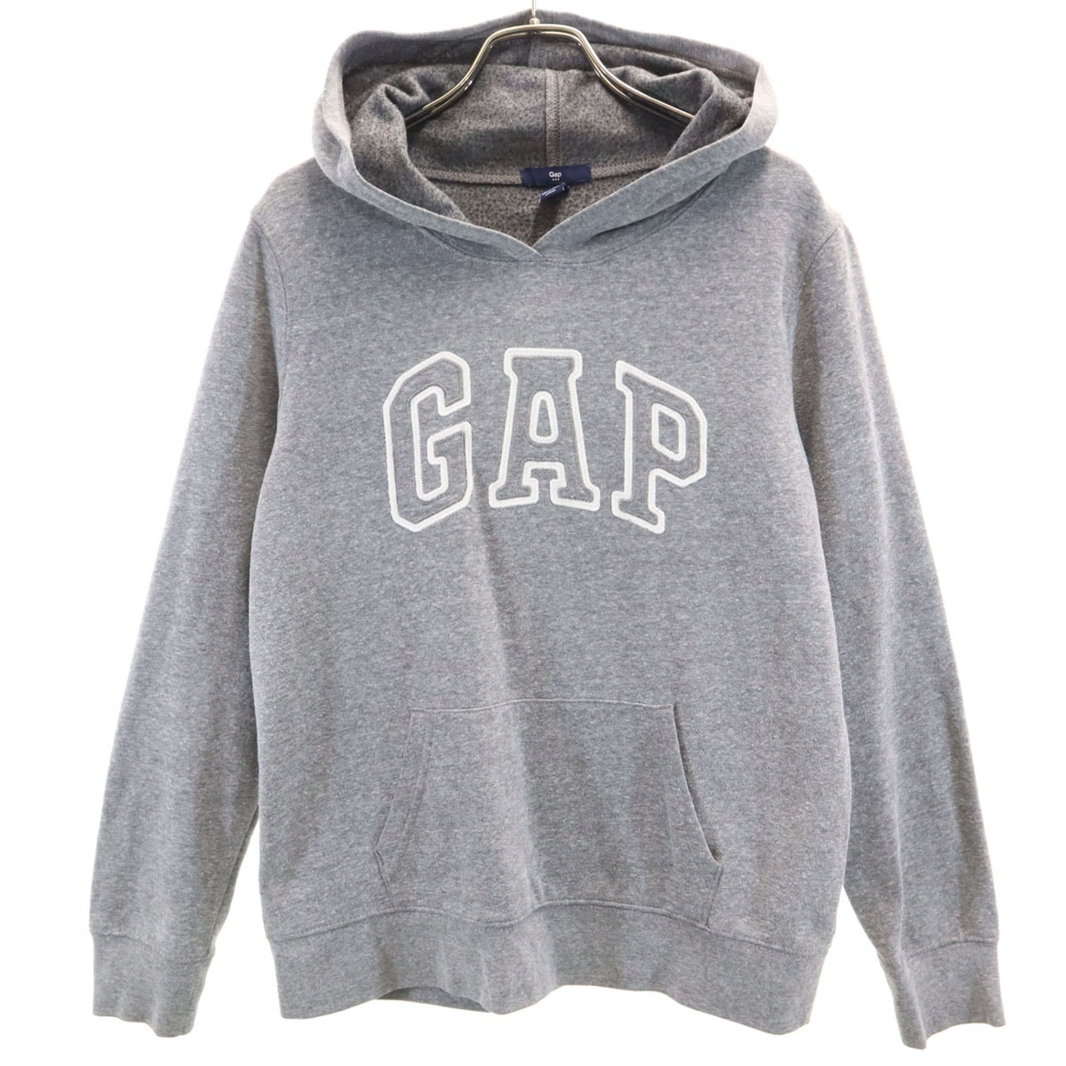 GAP ギャップ 長袖 スウェットパーカー M グレー 裏起毛