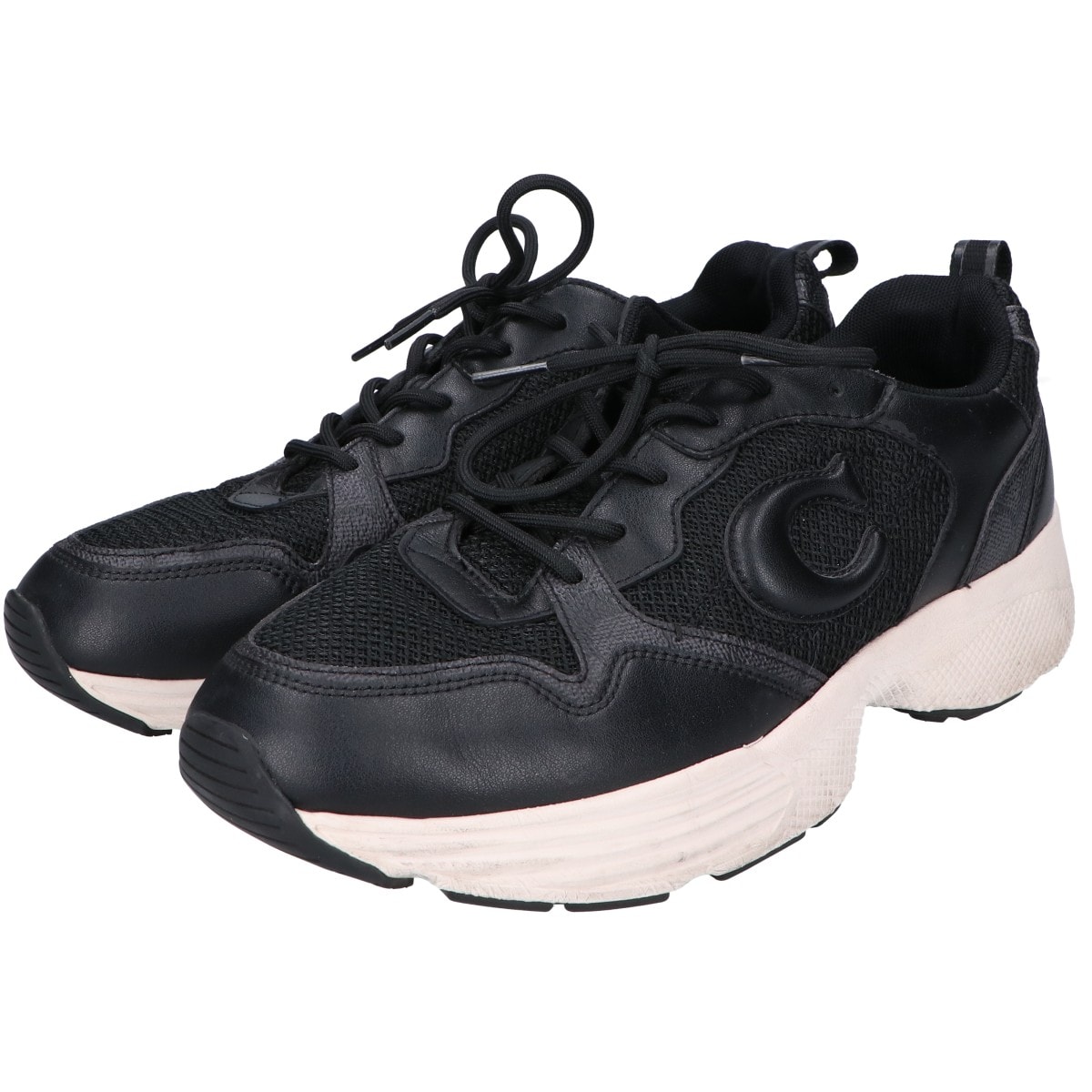 コーチ CY250 ストライダー スニーカー シグネチャーキャンバス 42