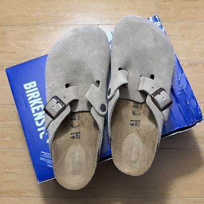 BIRKENSTOCK Boston "Taupe" (Original Footbed)