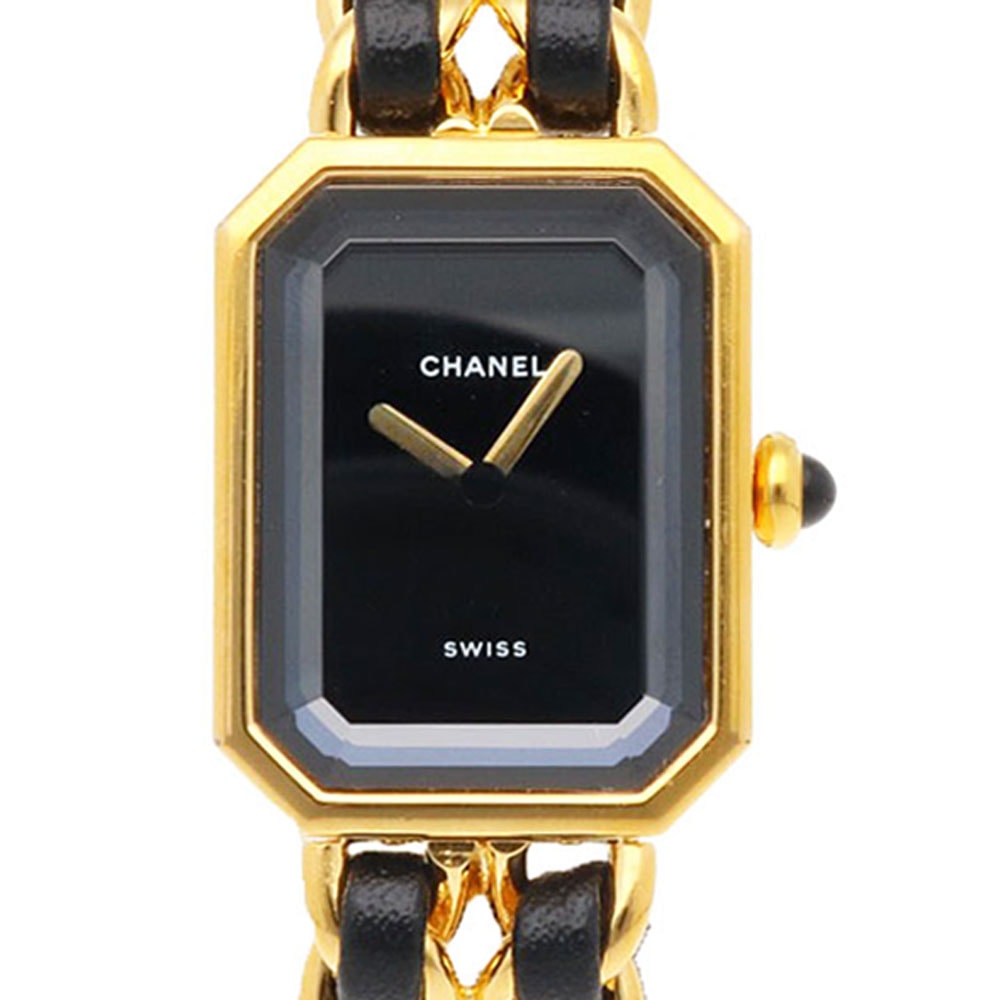 シャネル プルミエール M 腕時計 時計 GP H0001 クオーツ レディース 1年保証 CHANEL 中古