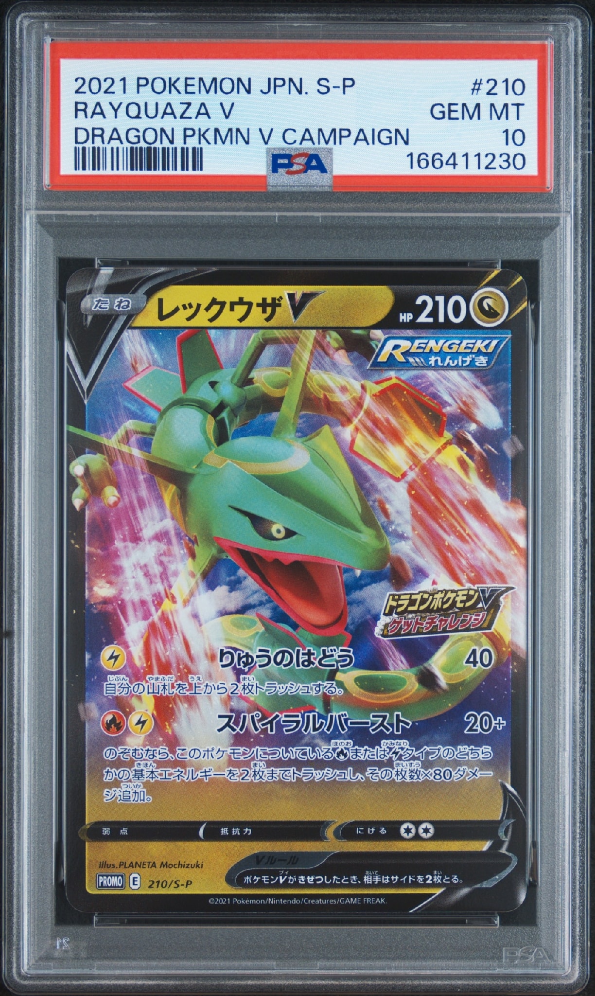 Rayquaza V : PROMO P [S-P 210](S-P Promotional cards)