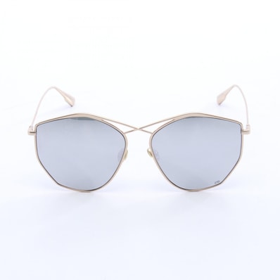 ディオール Dior ミラーレンズ サングラス 衣料品 GP レディース ゴールド系 【中古】