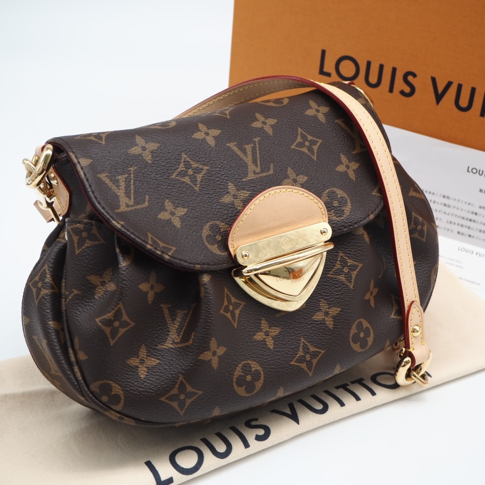 美品 LOUIS VUITTON ルイ・ヴィトン モノグラム サンセット M13617 2wayハンドバッグ ブラウン ベージュ コーティングキャンバス ヌメ革 レディース