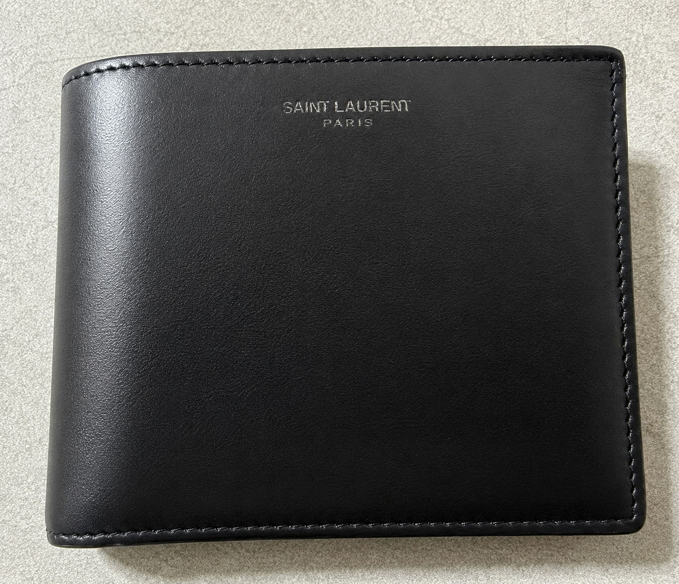 Saint Laurent Leather Wallet "Black"