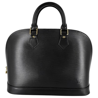 LOUIS VUITTON ルイヴィトン ハンドバッグ アルマPM ブラック 黒 M52802 エピレザー ノワール ゴールド金具 レディース【中古品】