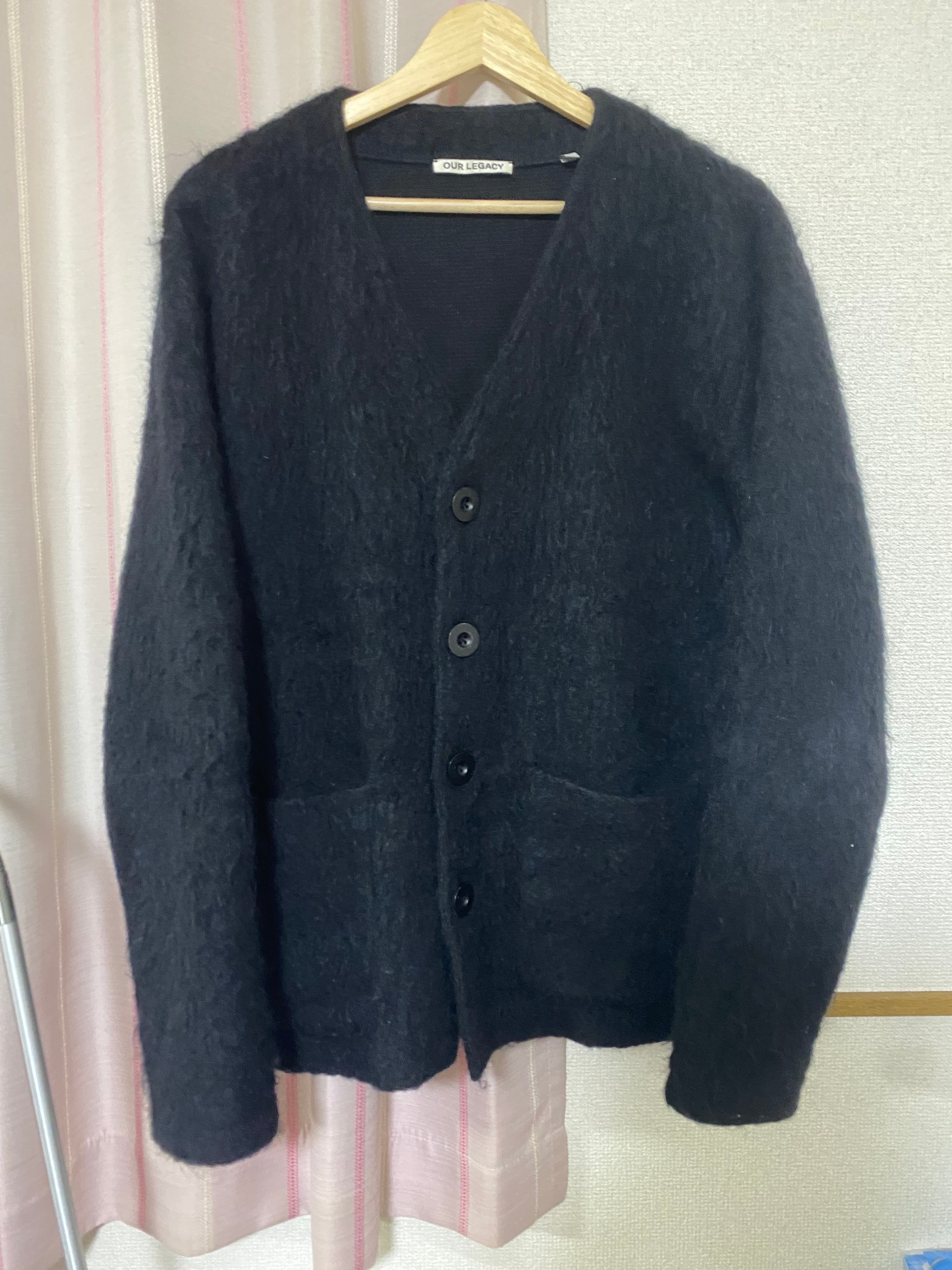 our legacy モヘアカーディガン