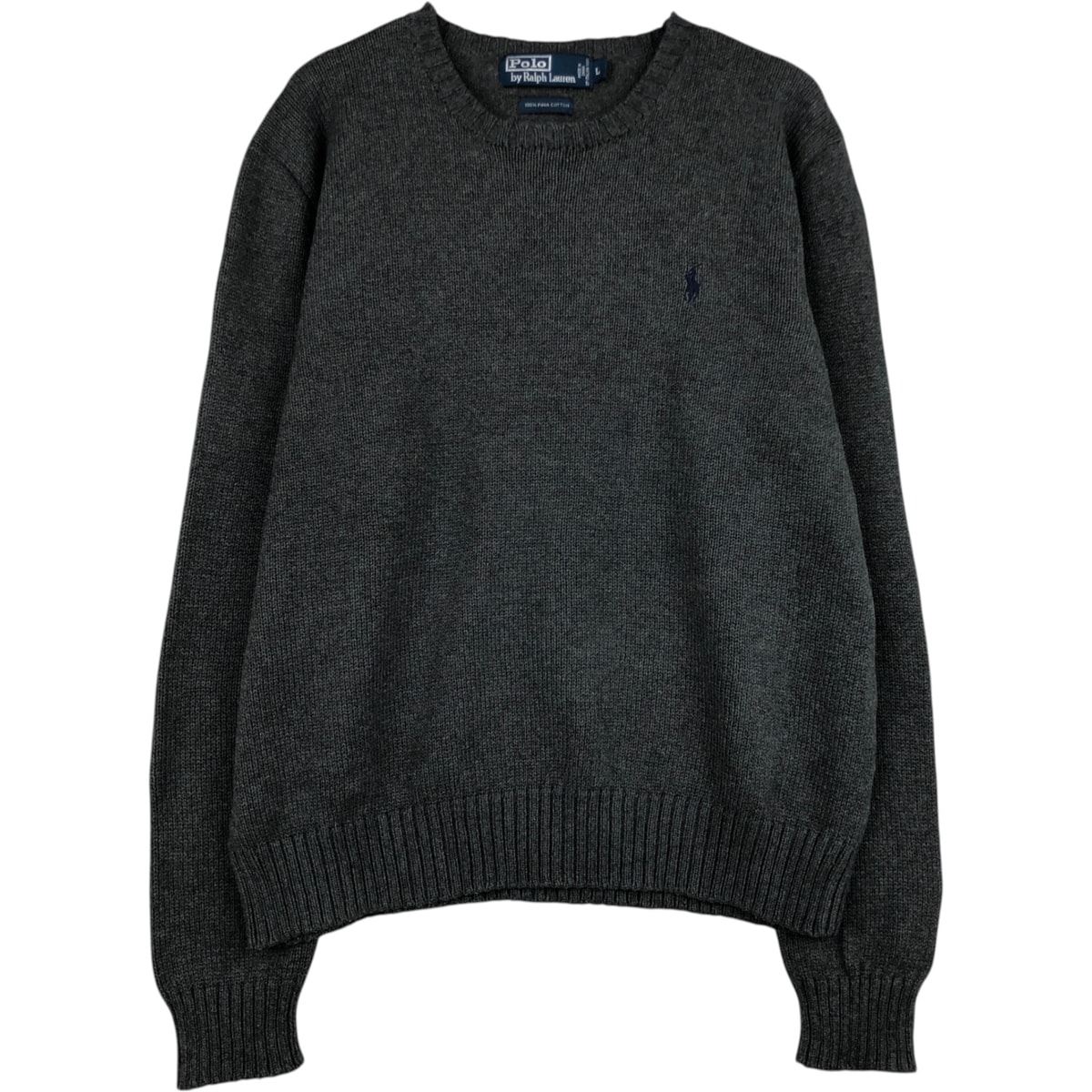 古着 ラルフローレン Ralph Lauren POLO by Ralph Lauren コットンニットセーター メンズL相当/eaa627407