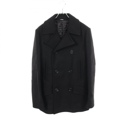 ドルチェアンドガッバーナ DOLCE & GABBANA ピーコート 衣料品 アウター ウール メンズ ブラック系 【中古】