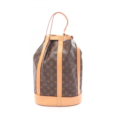 ルイ・ヴィトン LOUIS VUITTON ランドネPM ショルダーバッグ バッグ PVCコーティングキャンバス レザー モノグラム レディース ブラウン系 M42243 【中古】