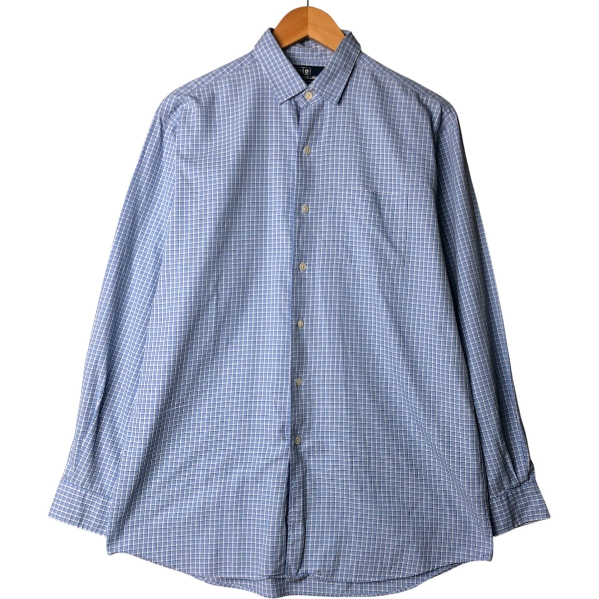 古着 ラルフローレン Ralph Lauren POLO by Ralph Lauren CHAPMAN 長袖 コットンチェックシャツ メンズM相当/eaa575218