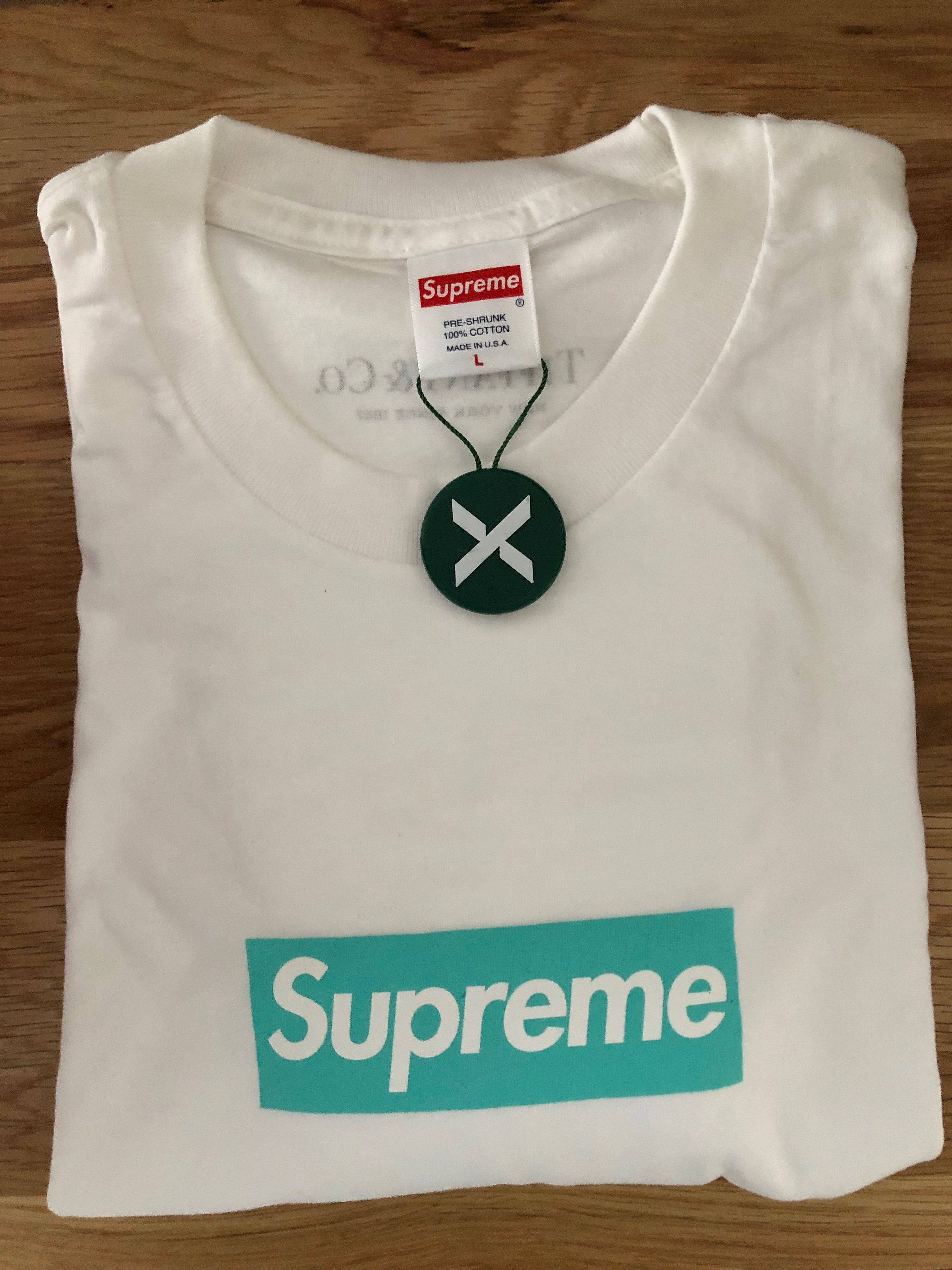 Supreme / Tiffany & Co. Box Logo Tee "White"
